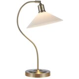 Markslöjd 108863 - Stona lampa VELA 1xE27/40W/230V mesing/bela Cene
