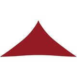 vidaXL Senčno jadro oksford blago trikotno 5x6x6 m rdeče, (20965384) | Shoptok.si