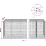  Gabion s žicom debljine 3 5 mm i mrežom 5x2 5 cm - 100 cm 100 cm 1050 cm | shoptok.hr