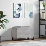 vidaXL Omarica za gramofonske plošče siva sonoma 74,5x38x48cm inž. les | Shoptok.si