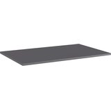 Police za knjige 4 kom visoki sjaj sive 80x50x1,5 cm od iverice | shoptok.hr