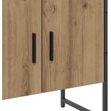 Ormarić za umivaonik smeđa boja hrasta 60x33x60 cm drveni | shoptok.hr