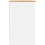  Garažni ormar za odlaganje bijeli 30x51x85 cm masivne borovine | shoptok.hr