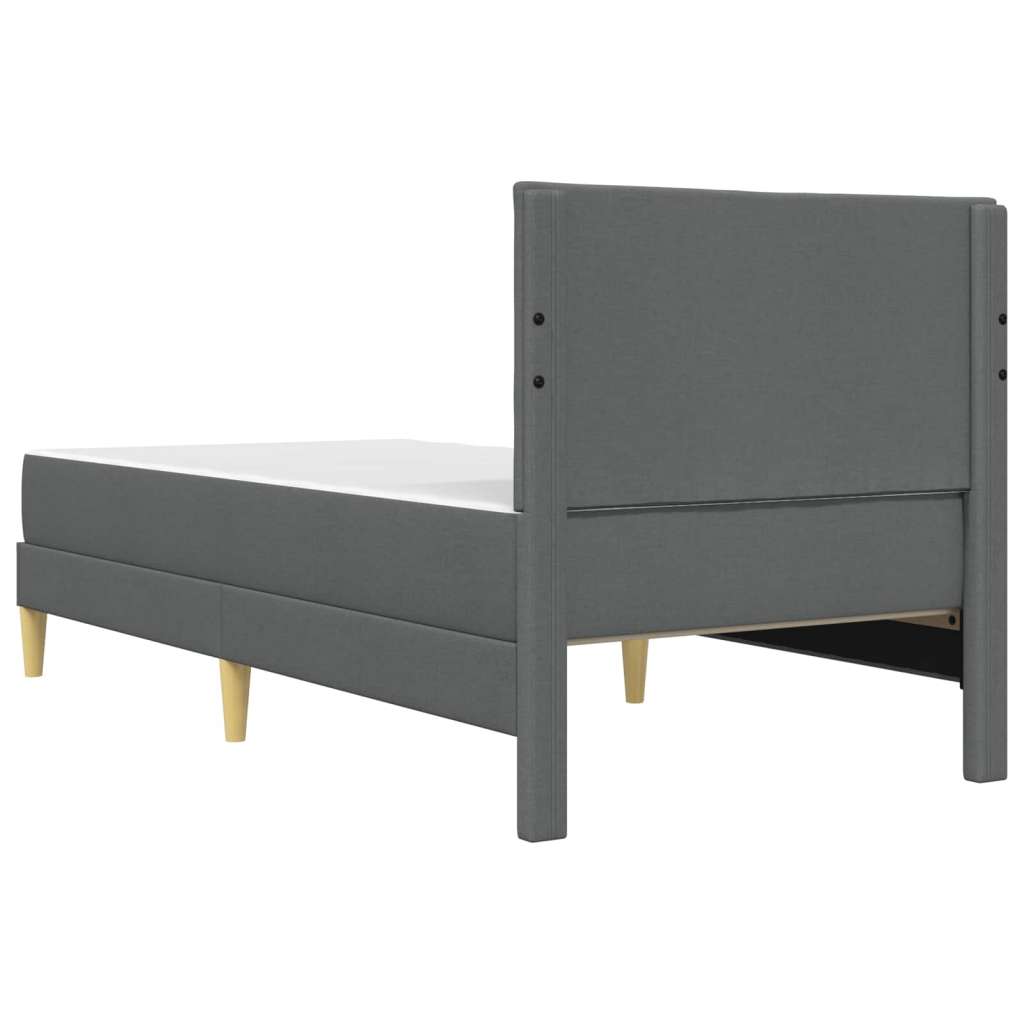 Okvir za krevet Tamno siva 100 x 200 cm Poliester - Tamno siva 100 x 200 cm | shoptok.hr