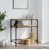  Konzolni stol boja hrasta 75 x 35 5 x 75 cm konstruirano drvo | shoptok.hr