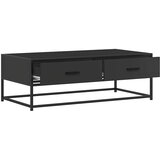  Stolić za kavu crni 100 x 50 x 35 cm konstruirano drvo i metal | Eponuda.com