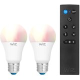  Set od 2 prigušive LED RGBW sijalice A60 E27/9W/230V 2200-6500K Wi-Fi + daljinski upravljač - WiZ Cene