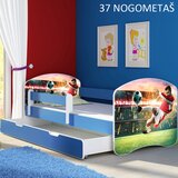  Otroška postelja ACMA z motivom, stranska modra + predal 160x80 cm 37 Nogometaš | Shoptok.si