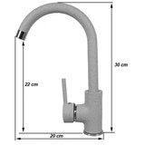 Leziter Noril slavina za sudoper – CRNA | shoptok.hr