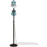  Stoječa svetilka 25 W obrabljeno modra 25x25x90/140 cm E27, (22125925) | Shoptok.si
