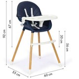 ECO TOYS hranilica za bebe 2u1 eco dark blue | ePonuda.com