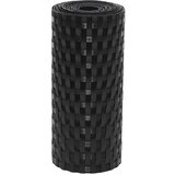 Balkonski zasloni 5 kom crni 255 x 19 cm od poliratana | shoptok.hr