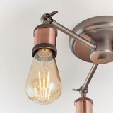  Endon 76124 - Spot svetiljka HAL 3xE27/10W/230V mat hrom/bakrena | Eponuda.com