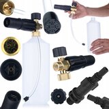 Rosfix SET PENILNA GLAVA S0401 1000 ML – ŠOBA 1,23 MM, G1/4F + ADAPTER ZA BLACK&DECKER | 220 BAR, MEDENINAST, (5000036473) | Shoptok.si