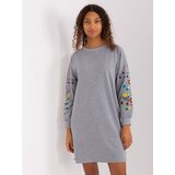 RUE PARIS Dress-RV-SK-8979.94P-gray | Shoptok.si