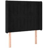  box spring s madracem LED crni 80 x 200 cm baršunasti | shoptok.hr