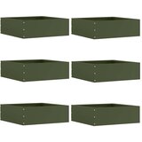  Ograda oko Travnjaka 6 pcs Maslinasto zelena 40 x 40 x 13 cm | shoptok.hr
