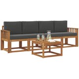  Set vanjskih sofa 5 kom. Prirodna i antracit | shoptok.hr