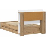 Krevetna konstrukcija s pohranom i uzglavljem Hrast artisan | shoptok.hr