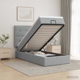  od pjene s madracem i LED-om Svjetlosiva 80 x 200 cm | shoptok.hr