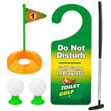 Lean Toys Igralni set za golf na stranišču, podloga za palice, žogice za palice, obešalnik za vrata | Shoptok.si