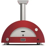 Moderno 2 Pizze Hybrid-Pizzaofen Antique Red