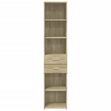  Visoka komoda boja hrasta 40x42,5x185 cm od konstruiranog drva | Eponuda.com