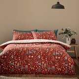 Catherine Lansfield Opečnato oranžna podaljšana posteljnina za zakonsko posteljo 230x220 cm Enchanted Twilight Animals – | Shoptok.si