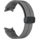 Chameleon Silikonski pašček za uro (20mm) - Clip temno siv