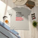  F1 race day - unisex majica pepeljasta | Eponuda.com