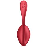 Satisfyer Shiny Petal - radijsko vibrirajoče jajce (rdeče) | Shoptok.si