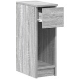 vidaXL Nočna omarica z predalom siva sonoma 20x36x60 cm | Shoptok.si