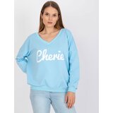 FANCY Sweatshirt-FA-BL-7754.55P-light blue | Shoptok.si