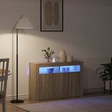  Kreveta Sonoma hrast 116 x 30 x 75 cm Konstruirano drvo | shoptok.hr