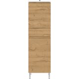 Germania Bijeli visoki kupaonski ormarić u dekoru hrasta 34x120 cm Torrance - Cijene