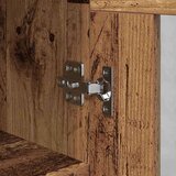 vidaXL Strani šal Star les 34 x 34.5 x 90 cm Konstruiran les | Shoptok.si