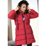 Dewberry Z6764 WOMEN'S COAT-BURGUNDY-1 | Shoptok.si