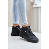 Big Star Insulated women's sneakers with Big Star stitching black | Shoptok.si