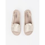 GOODIN Gold sandals with leather insole | Shoptok.si