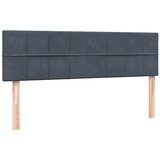  Box spring posteljni z vzmetnico temno siv 160x210 cm žamet, (21829163) | Shoptok.si
