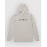 Salty Crew Flagship Hood Sunshirt Longsleeve Lycra athletic heather | Shoptok.si