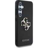 Guess GUHCS25SPGT4MBK ovitek za Samsung Galaxy S25 5G - Grained - črn | Shoptok.si