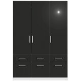 Rauch Möbel omara s klasičnimi vrati, siva, bela | Shoptok.si