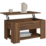  Stolić za kavu smeđi hrast 79 x 49 x 41 cm konstruirano drvo | shoptok.hr