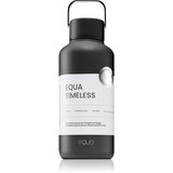 Equa Timeless steklenica za vodo iz nerjavnega jekla majhna barva Dark 600 ml Cene