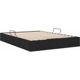  Otomanski krevet s pohranom Crna 140 x 200 cm tkanina | shoptok.hr