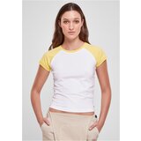 UC Ladies Ladies Organic Stretch Short Retro Baseball Tee white/vintagesun Cene
