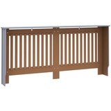  pokrivač radijatora 2 pcs siva 172 x 19 x 81.5 cm | shoptok.hr
