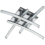 Eglo pertini zidna/plafonjera/4, led, 4x5w, 350x350, alu/hrom prozirna | Eponuda.com