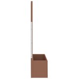  Sadilice s rešetkom 2 kom smeđe 65 x 33 x 135 cm WPC - Smeđa 65 x 33 x 135 cm 2 | shoptok.hr